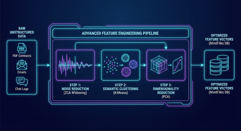 Advanced Feature Engineering Pipeline Diagram